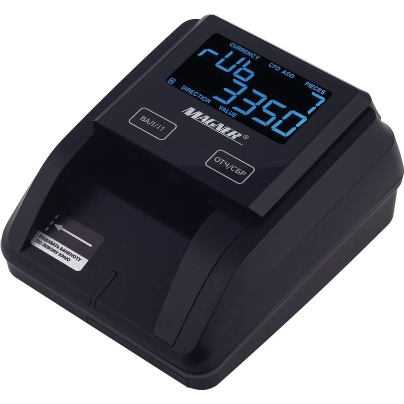 Изображение товара Детектор банкнот Magner 215 с аккумулятором и мультивалютностью