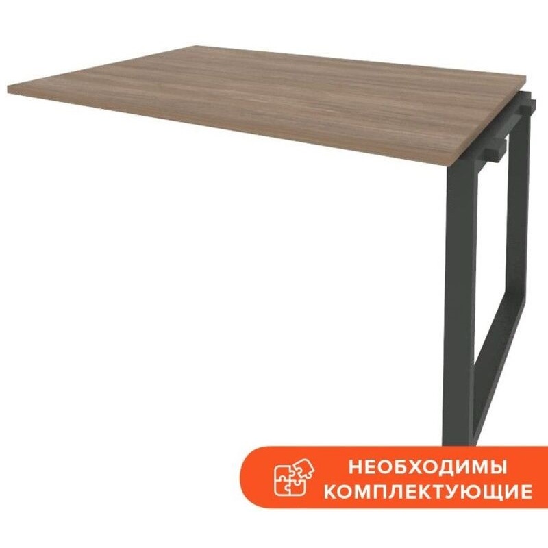 Изображение товара Элемент стола для переговоров Onix-O O.MO-NPRG-3 1380x980 мм дуб аризона антрацит