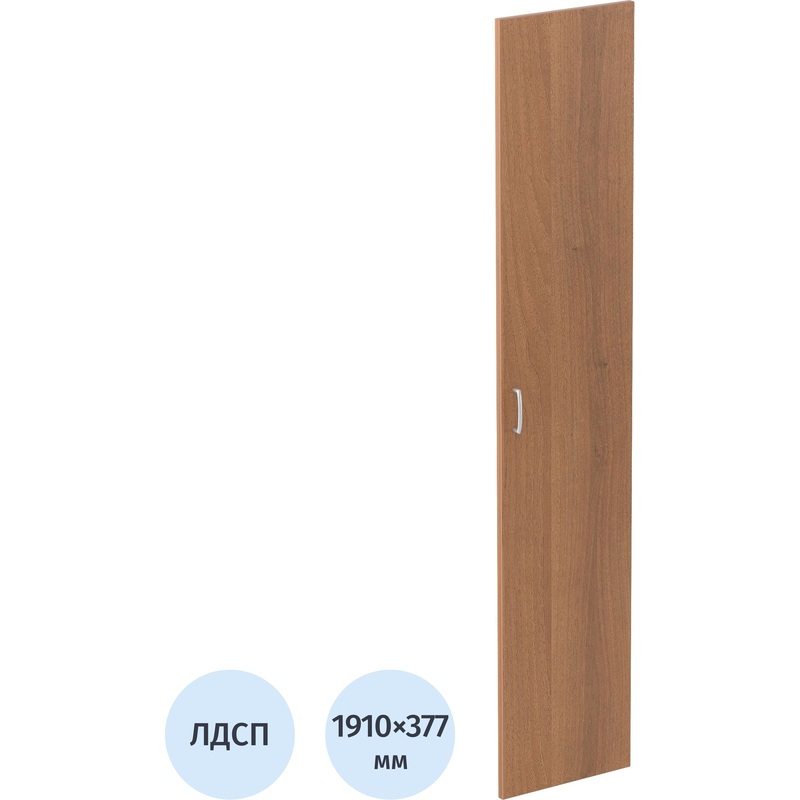 Изображение товара Дверь высокая Easy to lead Easy One 143-24.96 ЛДСП орех 377х1910 мм