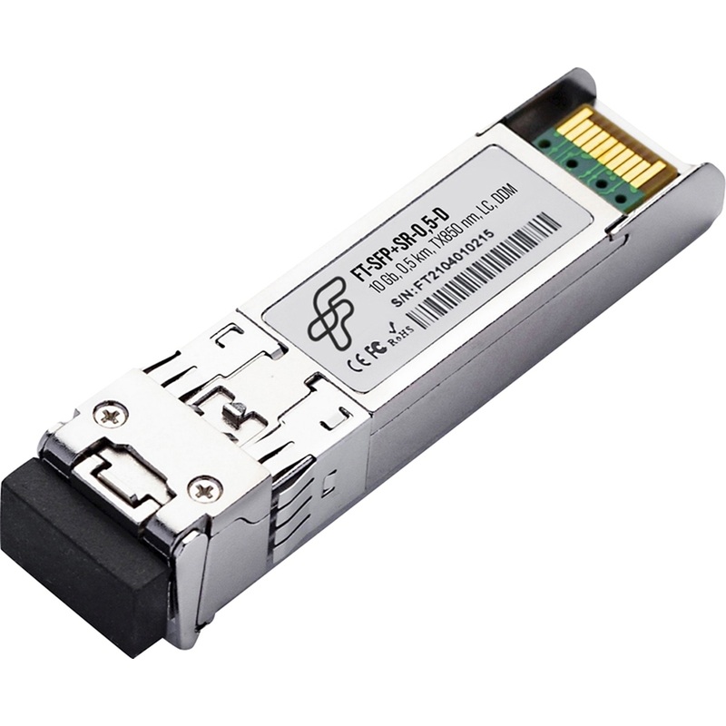 Изображение товара Трансивер Future Technologies FT-SFP+SR-0,5-D 10 Гбит/с Multimode Изображение товара Трансивер Future Technologies FT-SFP+SR-0,5-D 10 Гбит/с Multimode