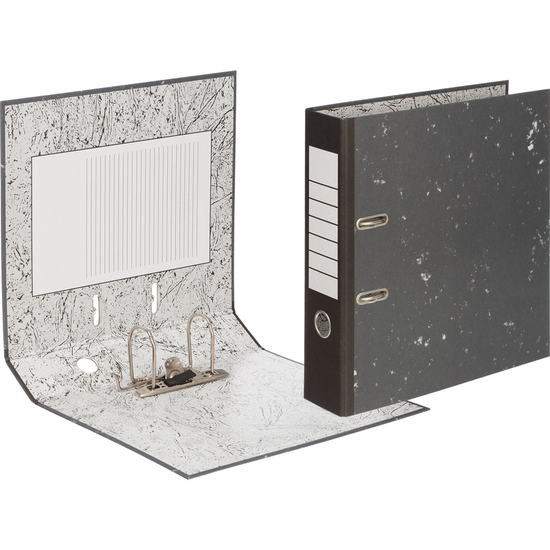 Изображение товара Папка-регистратор Выбор 75 мм черная для документов А4