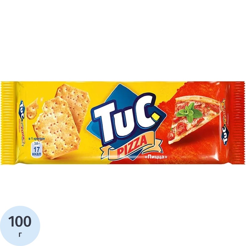 Изображение товара Крекер TUC со вкусом пиццы (24 штуки по 100 г)