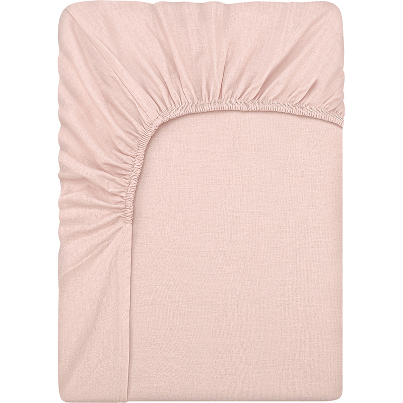 Изображение товара Простыня на резинке Bravo 180x200 см поплин гипоаллергенная розовая