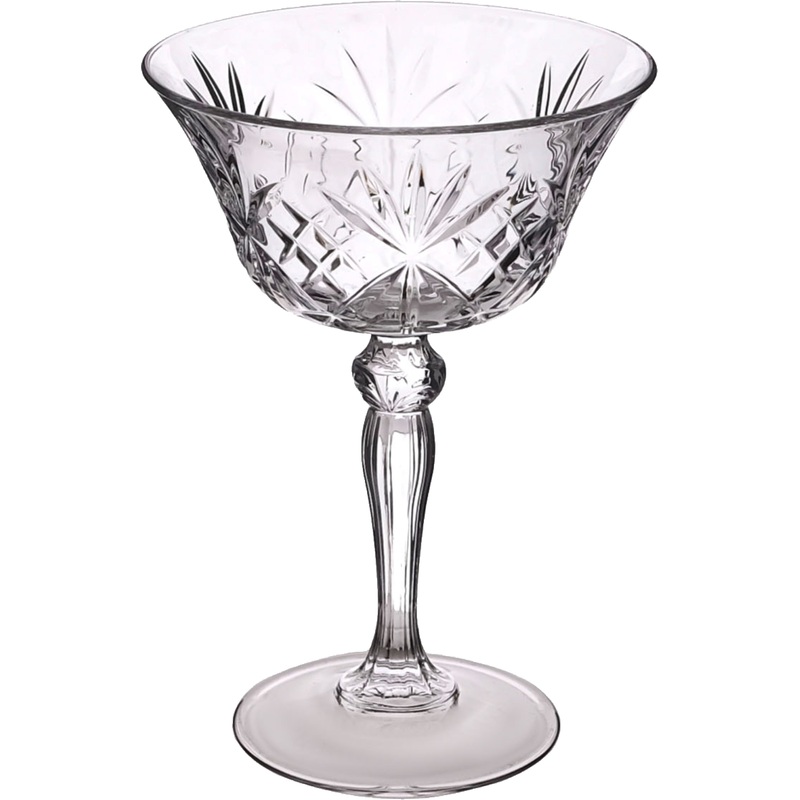 Изображение товара Набор бокалов для шампанского Cristalleria Italiana Melodia Coppa 260 мл 6 шт