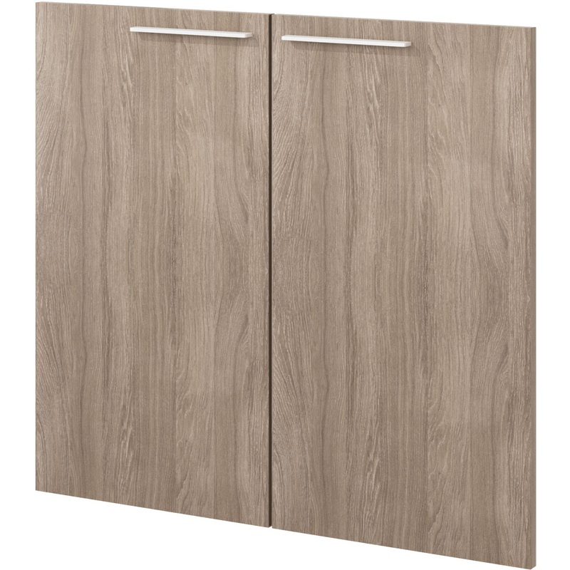 Изображение товара Двери низкие Дублин из ЛДСП дуб кофейный 380х18х723 мм 2 штуки