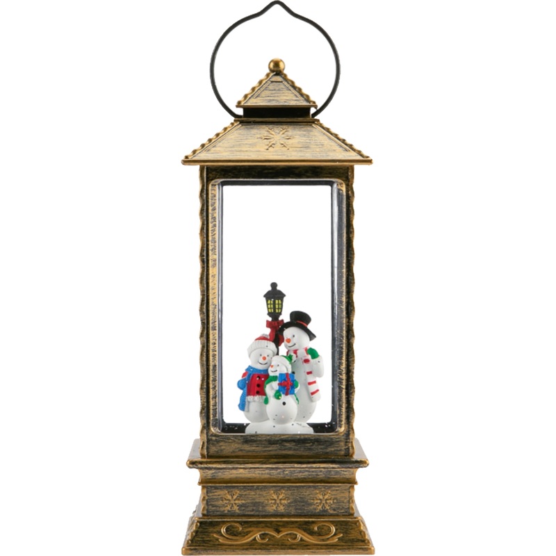 Изображение товара Фонарь декоративный Neon-Night Семья снеговиков с эффектом снегопада и подсветкой