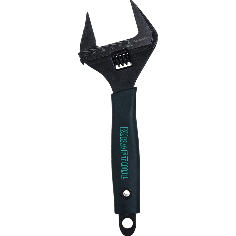 Изображение товара Разводной ключ Kraftool Slimwide 250 мм (27258-25) из хромованадиевой стали для монтажа и демонтажа