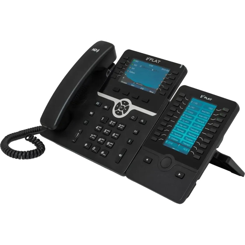 Изображение товара IP-телефон ФЛАТ Flat-Phone B10 с 20 линиями и HD-звуком Изображение товара IP-телефон ФЛАТ Flat-Phone B10 с 20 линиями и HD-звуком