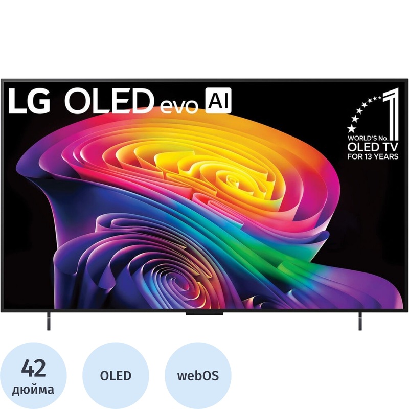 Изображение товара Телевизор 42" LG OLED42C6RLA Ultra HD 4K (OLED42C6RLA.ARUG) Изображение товара Телевизор 42" LG OLED42C6RLA Ultra HD 4K (OLED42C6RLA.ARUG)