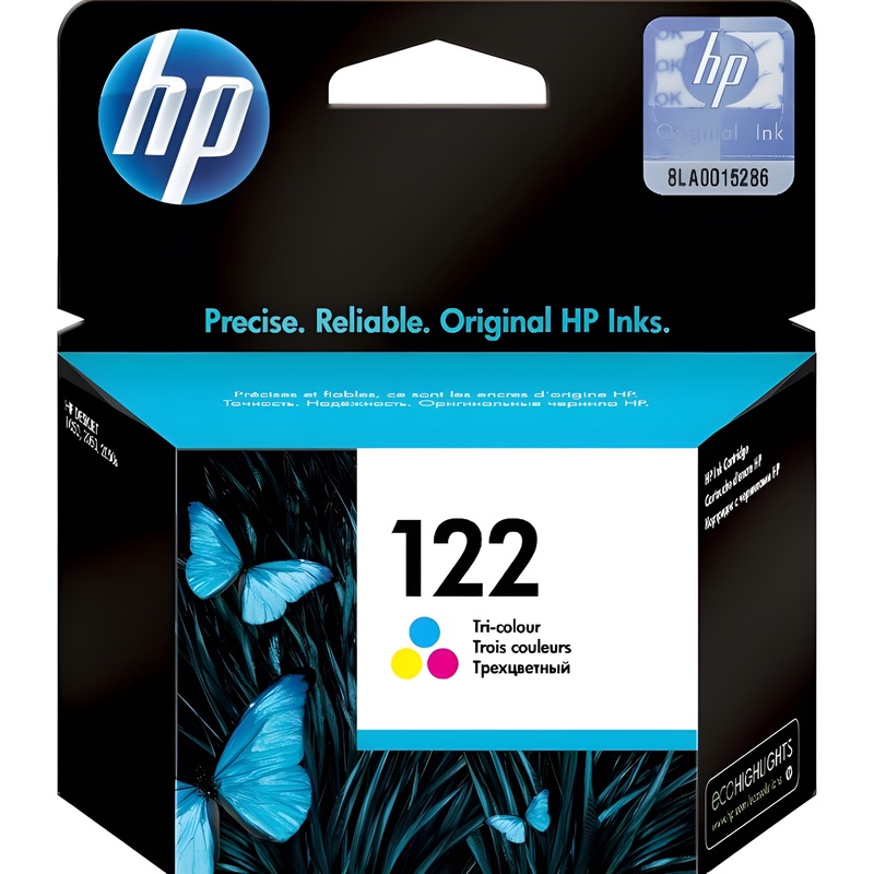 Изображение товара Картридж струйный HP 122 CH562HE цветной оригинальный для принтеров HP