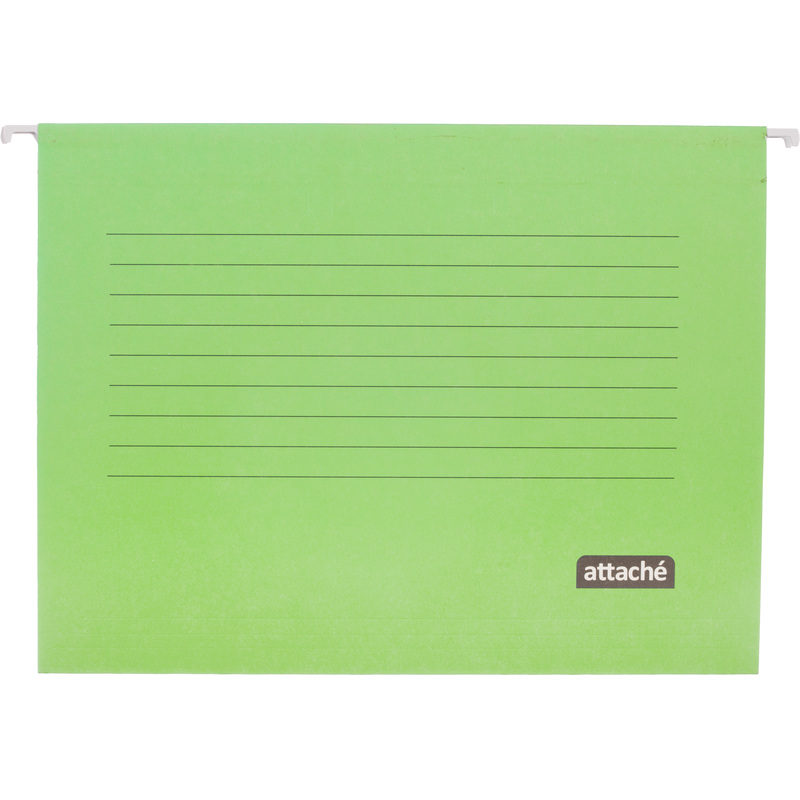 Изображение товара Подвесная папка Attache А4 до 200 листов зеленая (5 штук в упаковке)