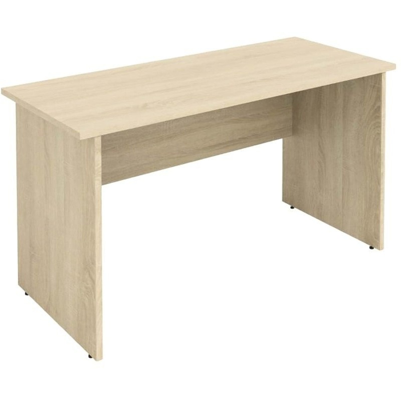 Изображение товара Стол прямой Рондо (дуб альпийский, 1400х600х755 мм)
