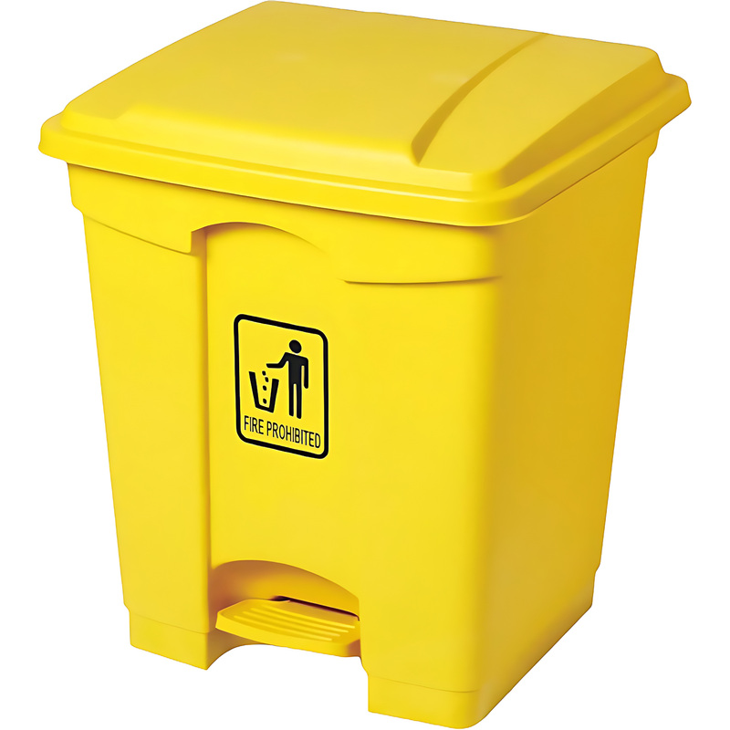 Изображение товара Контейнер для медицинских отходов 45 л класс Б жёлтый с педалью