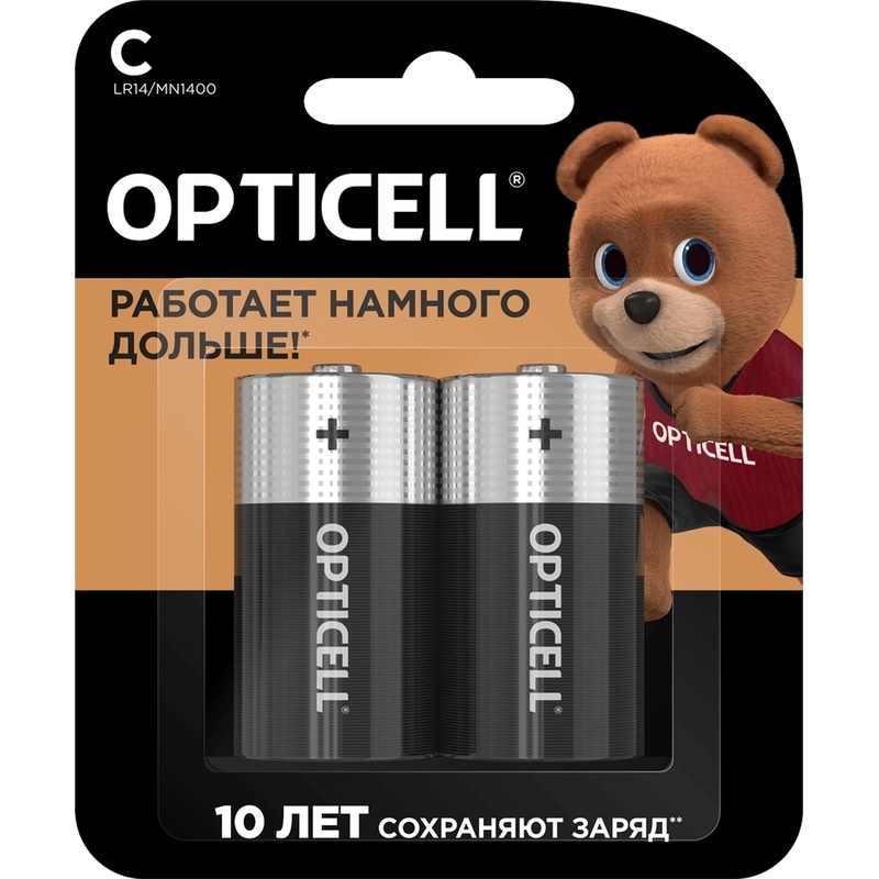 Изображение товара Батарейка C (LR14) Opticell Basic 2 шт в упаковке