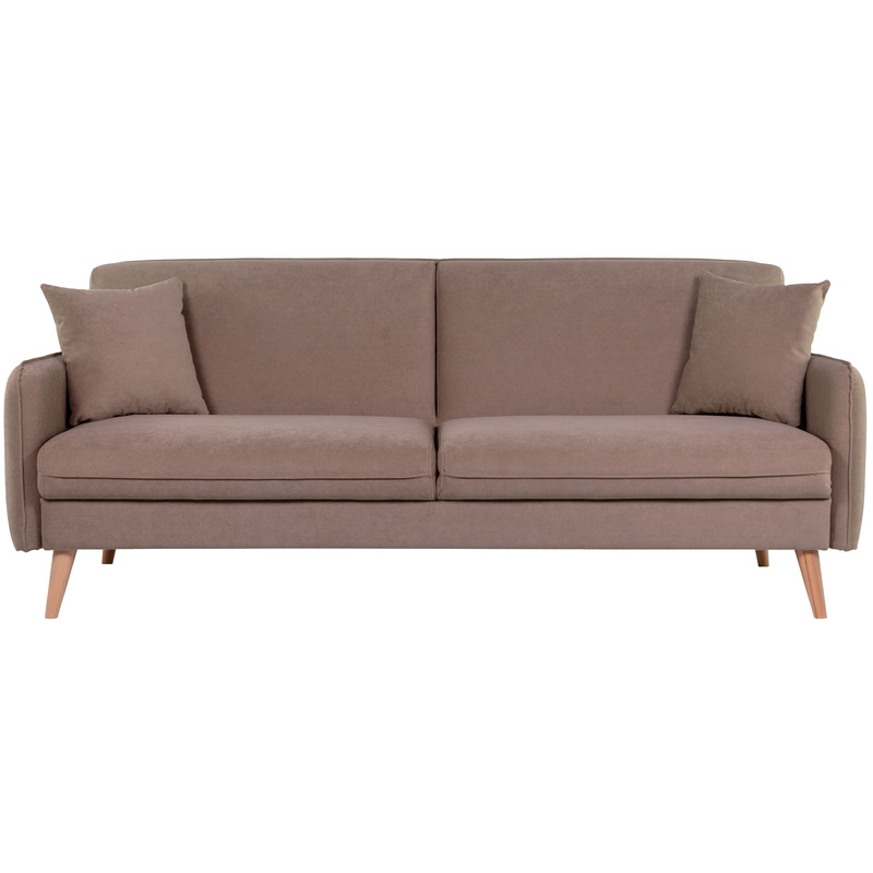 Изображение товара Диван трехместный Релакс Ann раскладной коричневый