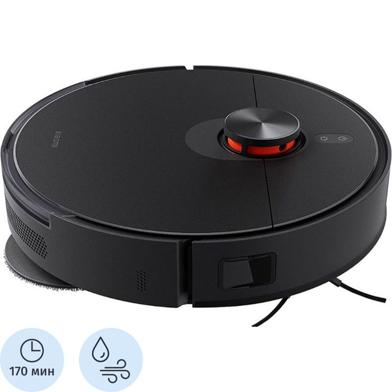 Изображение товара Робот-пылесос Xiaomi BHR8158EU черный для комбинированной уборки