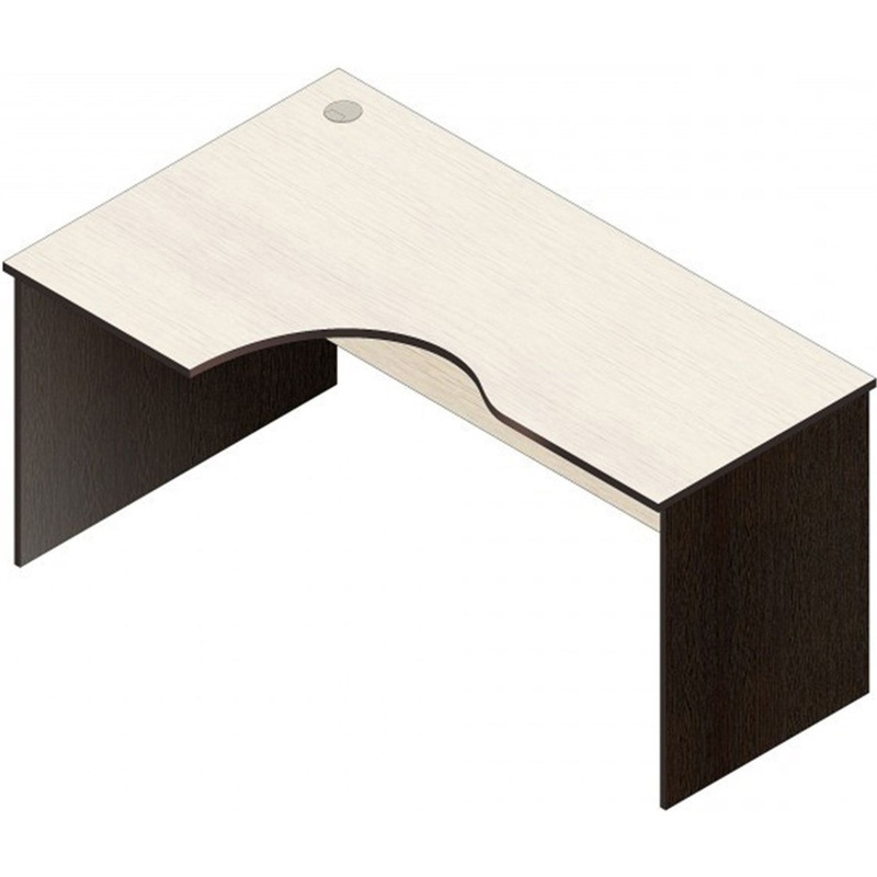 Изображение товара Стол эргономичный Референт Р.СКУ-16 левый (дуб/венге, 1590х1000х750 мм)