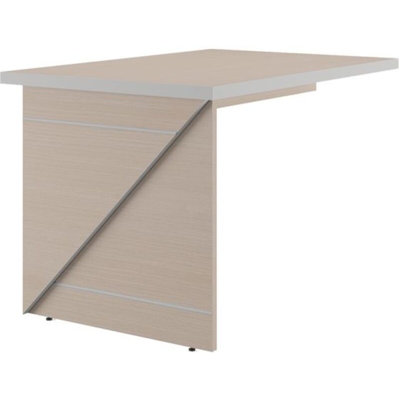 Изображение товара Приставка-брифинг Zoom (дуб шамони светлый/серый, 1200х800х780 мм)