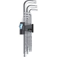 Набор ключей Г-образных (1.5-10 мм) Wera Stainless с шарообразным  наконечником 9 предметов (WE-022720)