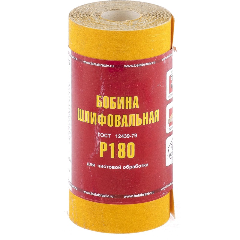 Изображение товара Шкурка БАЗ LP41C Р180 115 мм x 5 м для шлифовки