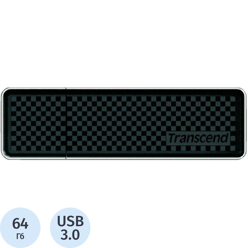 Изображение товара Флешка USB 3.0 64ГБ Transcend JetFlash 780 пластиковая корпус черная