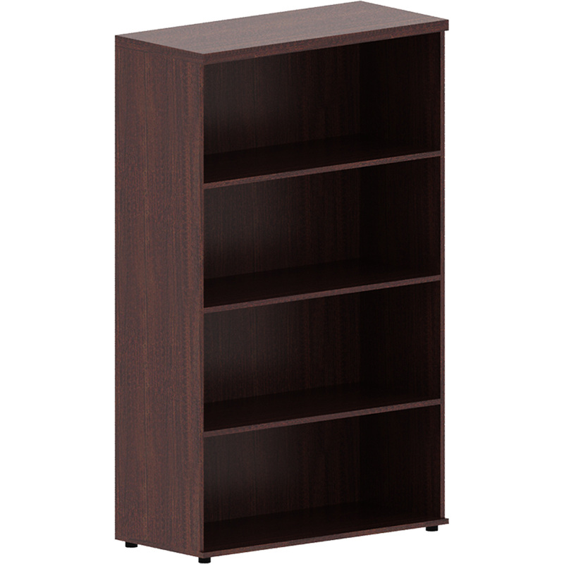 Изображение товара Стеллаж для документов Grand орех тёмный 900x400x1480 мм офисный стеллаж