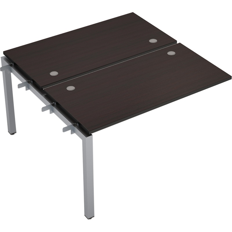 Изображение товара Рабочая станция Avance 6МБС.5268 двухместная венге/алюминий