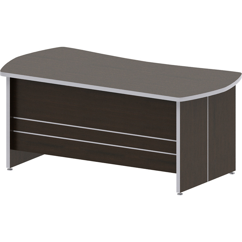 Изображение товара Эргономичный офисный стол Комус Мебель Сатурн-Д венге 1800х900х764 мм