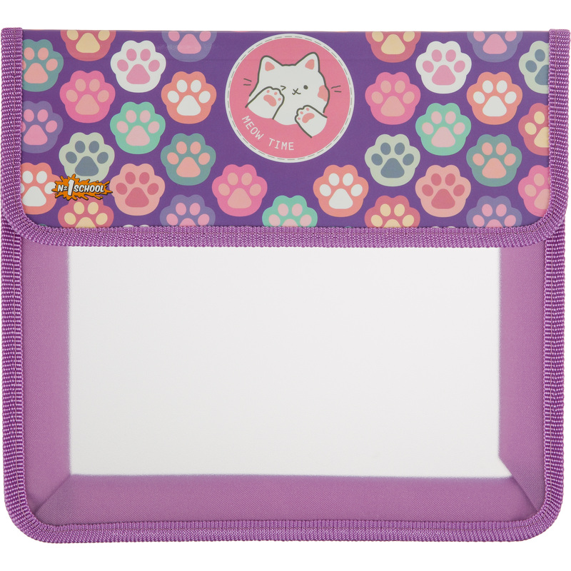 Изображение товара Папка для тетрадей Комус Класс Лапки А5 сиреневый