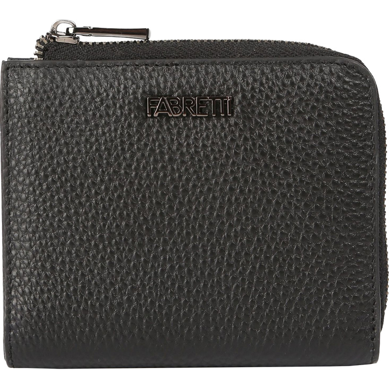 Изображение товара Кошелек Fabretti женский из натуральной кожи черного цвета QFA006D-2