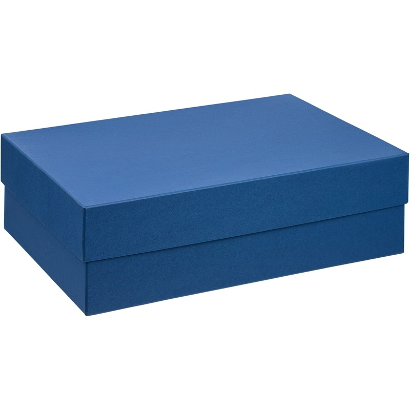 Изображение товара Подарочная коробка Storeville синяя 34x20.5x10.5 см для подарков и упаковки