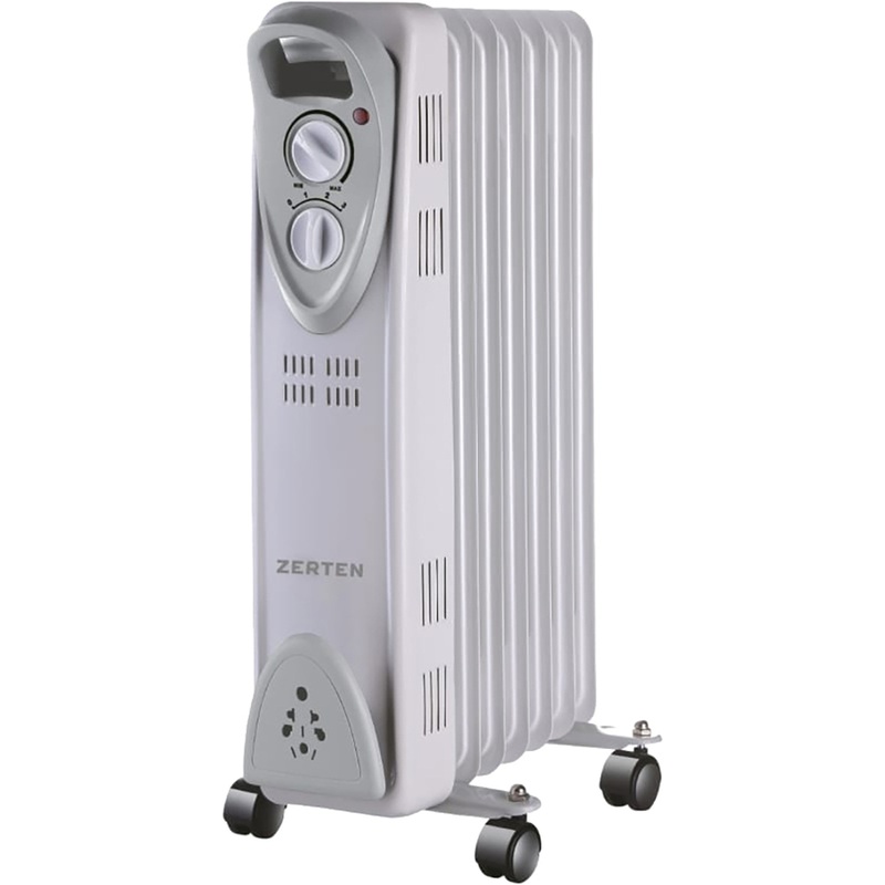 Изображение товара Масляный радиатор Zerten MRS-15 для обогрева дома и офиса