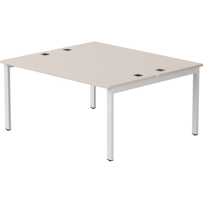Изображение товара Рабочая станция EVO 254S020GU9003 двухместная с кашемир и белым цветом