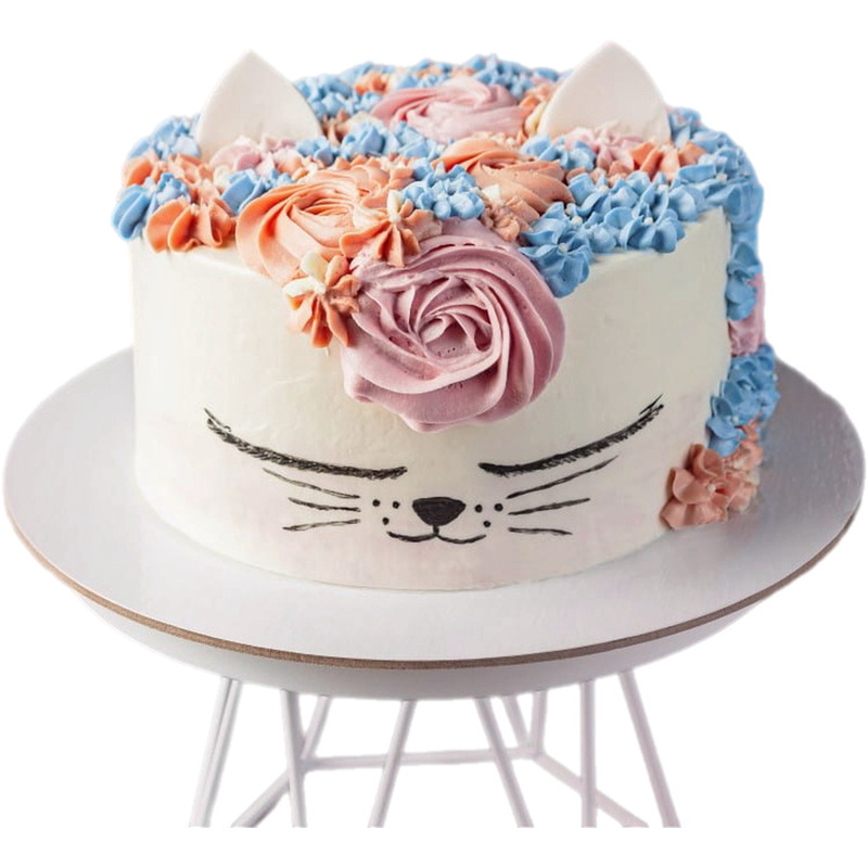 Изображение товара Торт Медовик Котик 2 кг с натуральной начинкой и украшением