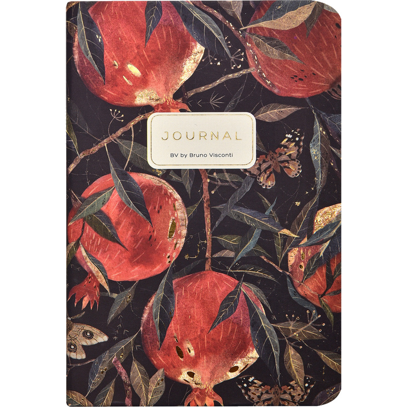 Изображение товара Бизнес-блокнот Bruno Visconti Megapolis Journal Flora Гранаты А6 100 листов разноцветный в линейку на сшивке Изображение товара Бизнес-блокнот Bruno Visconti Megapolis Journal Flora Гранаты А6 100 листов разноцветный в линейку на сшивке