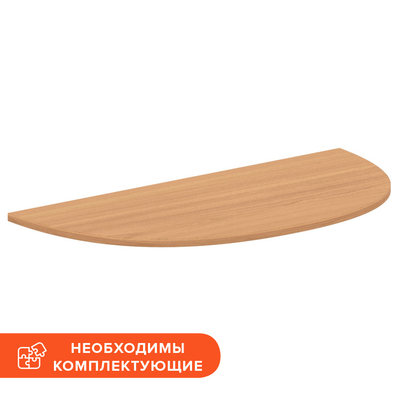 Изображение товара Большая приставка Комус Мебель Easy One груша ароза 1200х600х22 мм