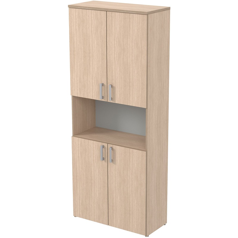 Изображение товара Шкаф для документов 2Ш.005.4 из ЛДСП цвет новый дуб 790х370х1960 мм