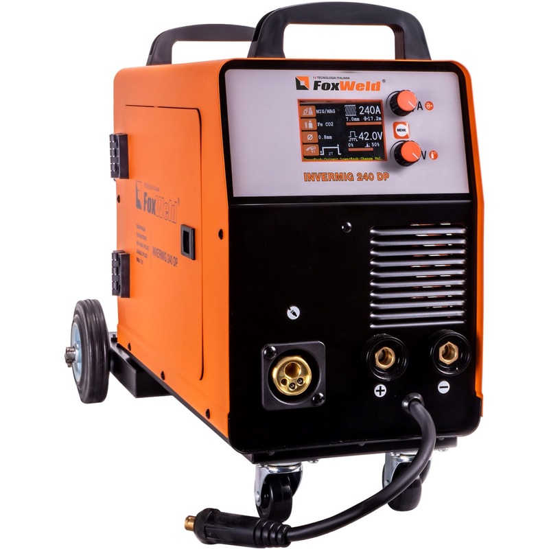 Изображение товара Профессиональный сварочный полуавтомат Foxweld Invermig 240DP MIG/MAG TIG MMA