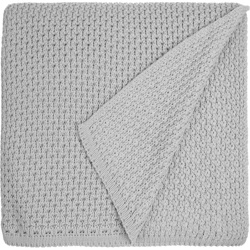 Изображение товара Плед Teplo Serenita акрил 110x170 см светло-серый