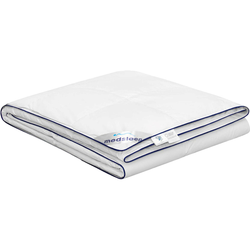 Изображение товара Одеяло евро Medsleep Mayura 200х210 см стеганое с кантом белое