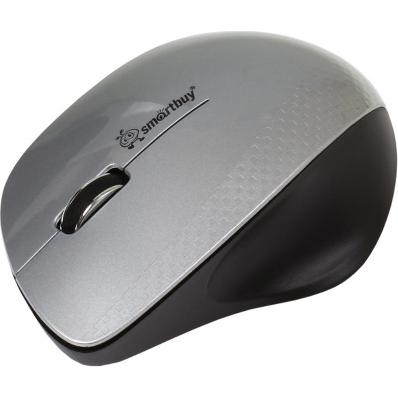 Изображение товара Беспроводная мышь Smartbuy 309AG серебристая с адаптером