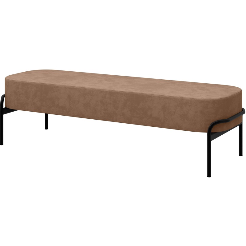 Изображение товара Модуль дивана прямой Клауд БМ13-03 трехместный коричневый ткань