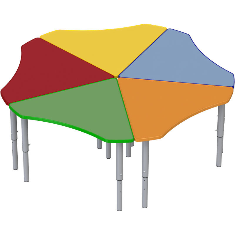 Изображение товара Детский регулируемый стол Звездочка 5 частей яркий и функциональный