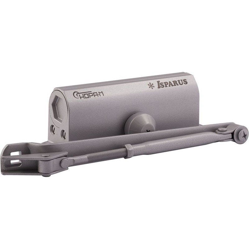 Изображение товара Доводчик дверной Isparus 420 до 90 кг серый (18720)