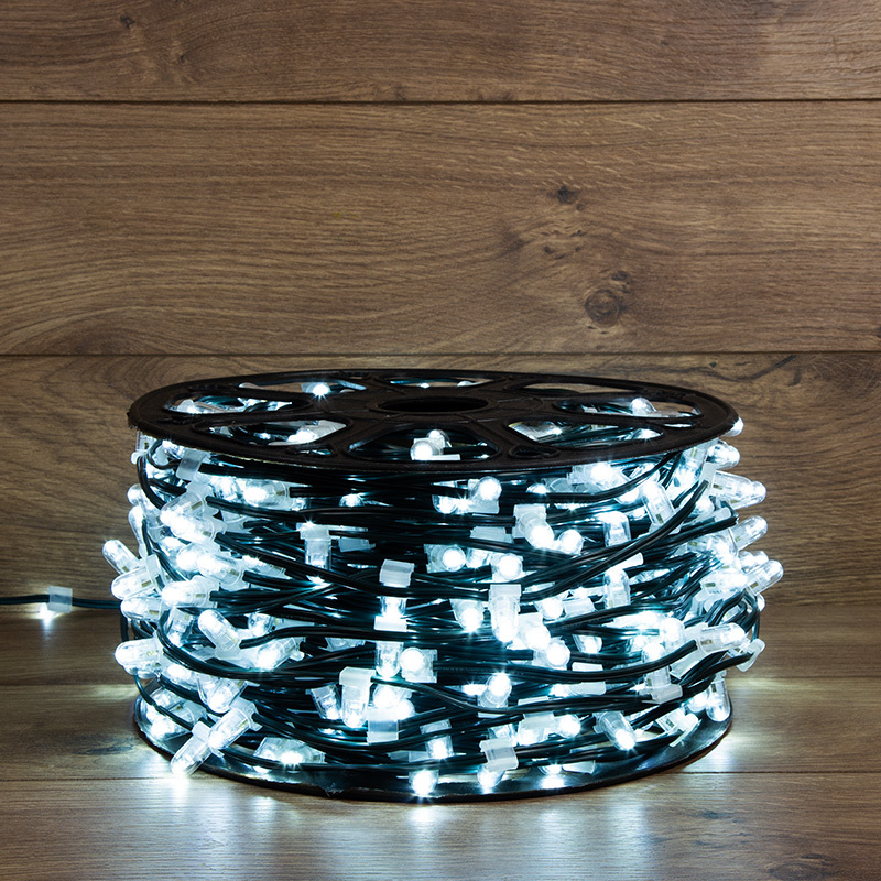 Изображение товара Гирлянда светодиодная NeonNight ClipLight 100 м 660 светодиодов IP65 белый свет