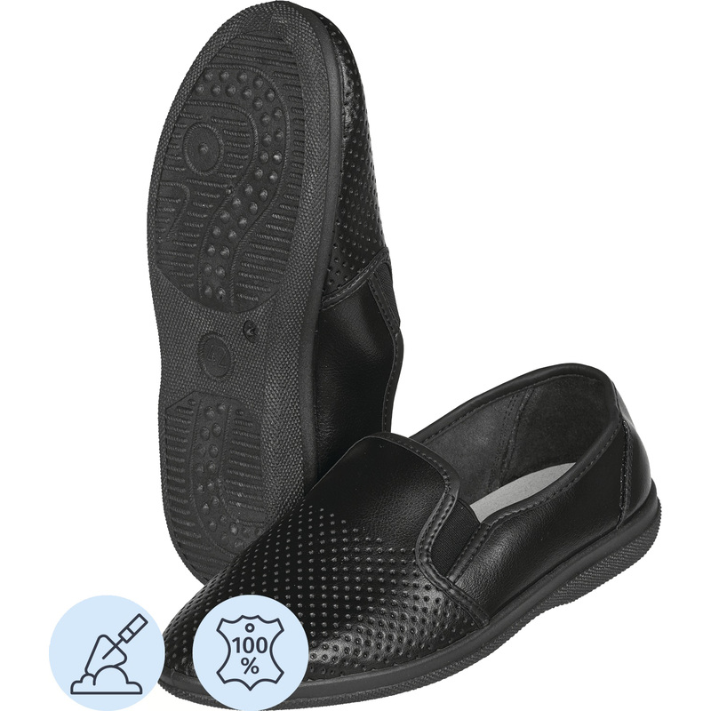 Изображение товара Мужские туфли Алекс/Игорь из натуральной кожи черные размер 41