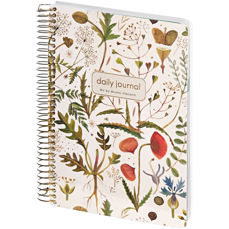 Изображение товара Ежедневник недатированный Bruno Visconti Луговые травы картон А5 136 листов с рисунком, 3-701/11
