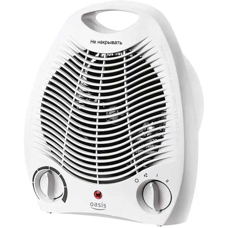 Изображение товара Тепловентилятор Oasis SB-20R компактный мощный обогреватель до 20 кв.м белый