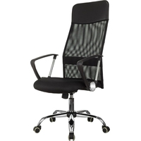 Кресло для руководителя Easy Chair 508 TTW чёрное (ткань/сетка/экокожа,  металл)