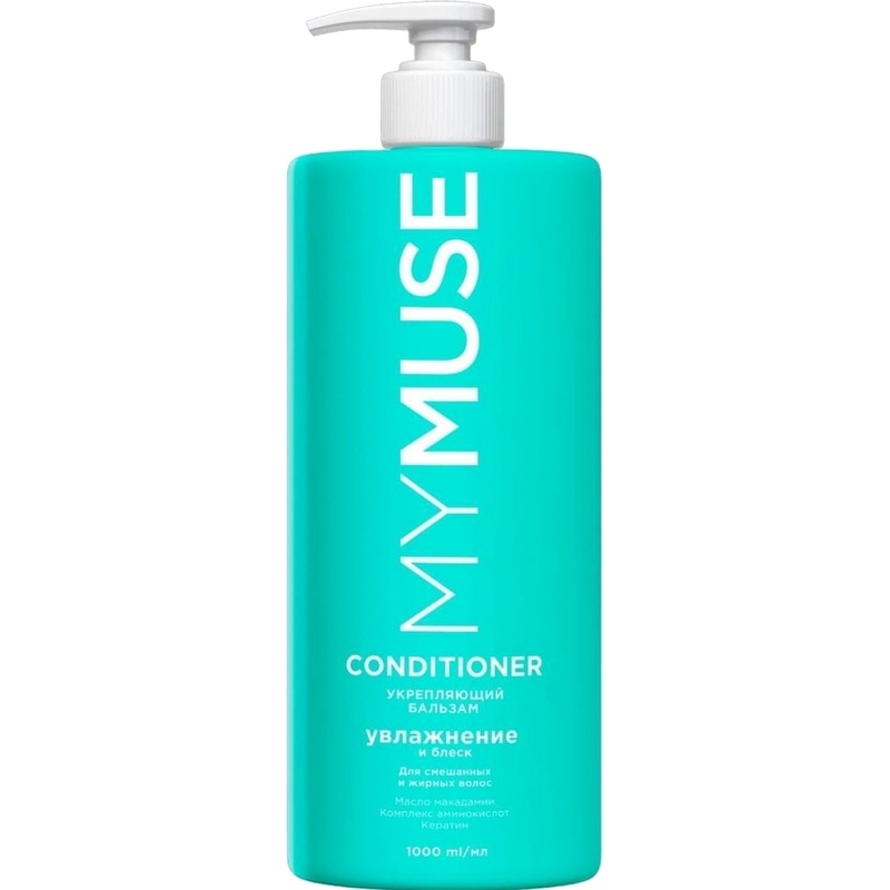 Изображение товара Бальзам MyMuse увлажнение и блеск для смешанных и жирных волос 1 л